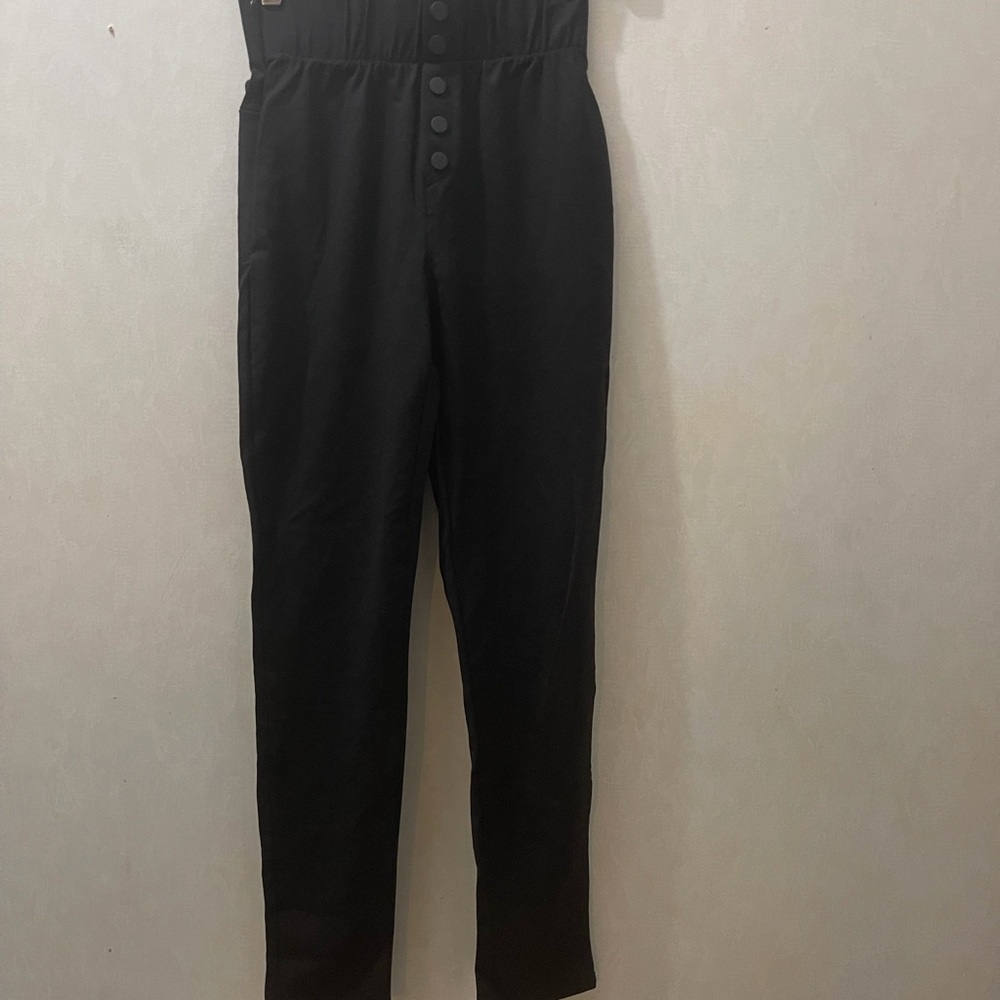 Black Skinny Jumpsuit